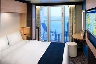 Sample Cabin Image for Category Code 2F (Studio Ocean View Balcony)