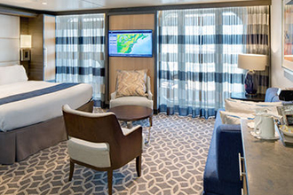 Sample Cabin Image for Category Code J1 (Silver Junior Suite with Large Balcony)