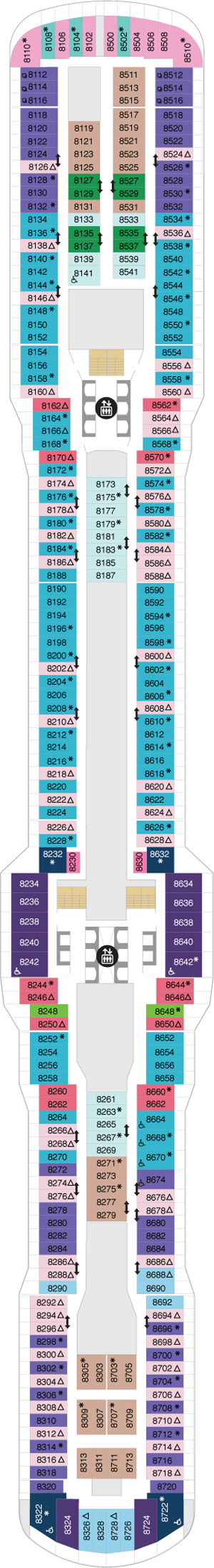 Plan for Deck 8
