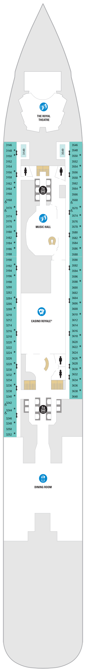 Plan for Deck 3