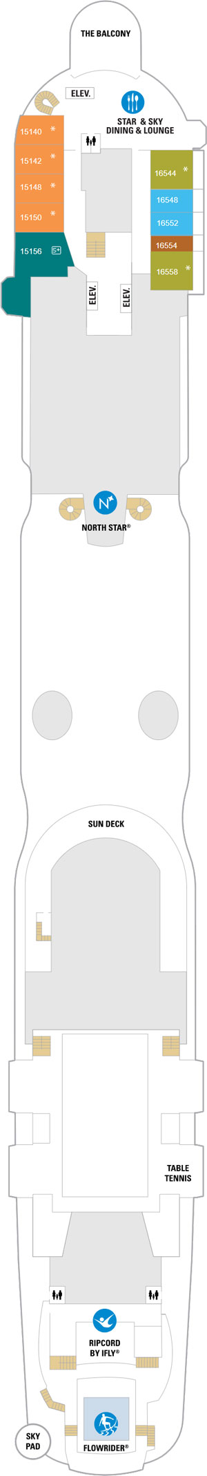 Plan for Deck 16