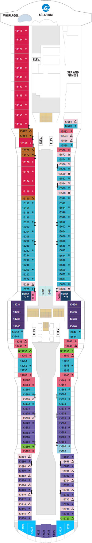 Plan for Deck 13