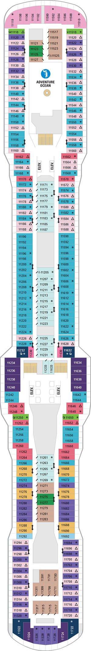 Plan for Deck 11