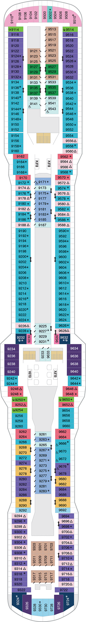 Plan for Deck 9
