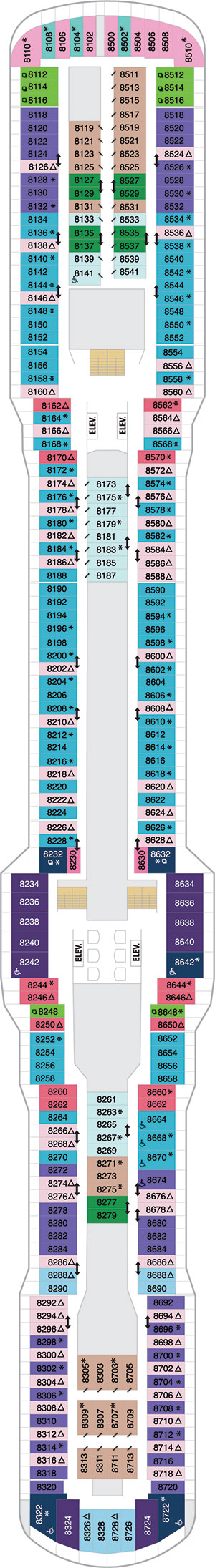 Plan for Deck 8