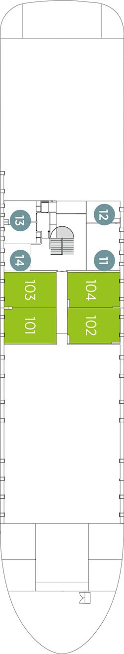 Plan for Riviera Deck