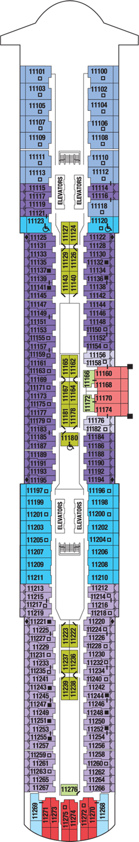 Plan for Deck 11