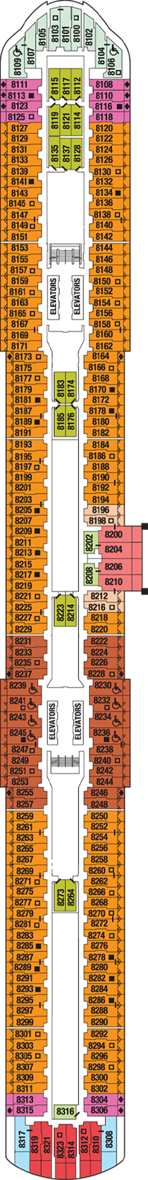 Plan for Deck 8