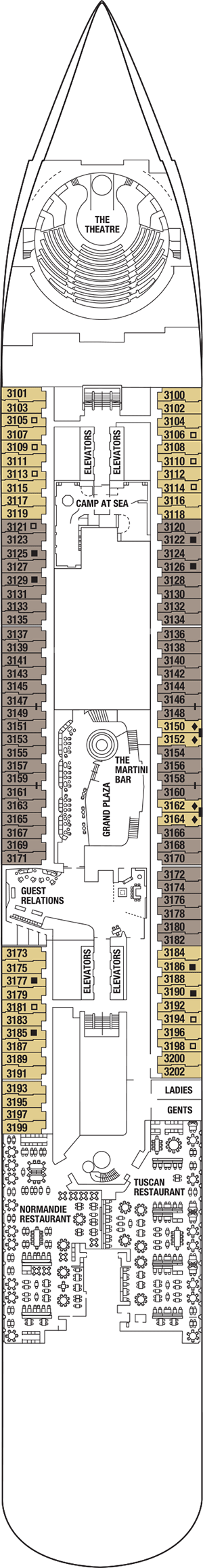 Plan for Deck 3