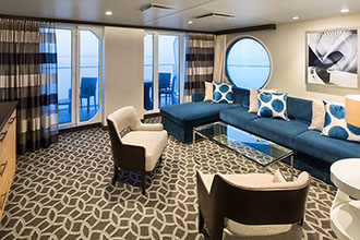 Sample Cabin Image for Category Code GT (Grand Suite - 2 Bedroom)