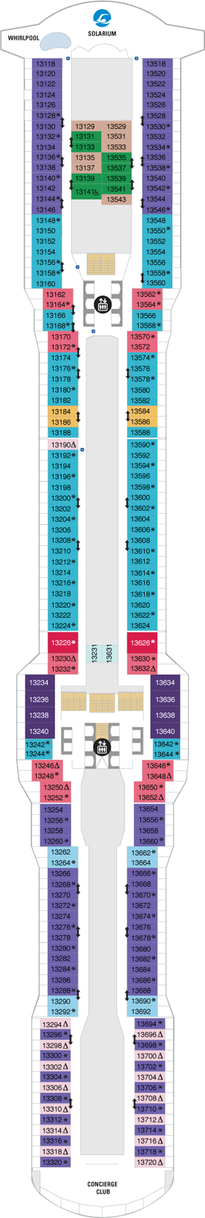 Plan for Deck 13