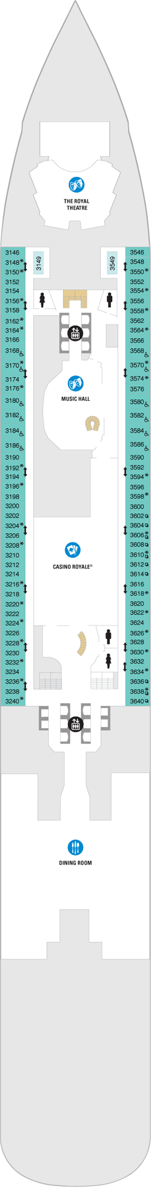 Plan for Deck 3