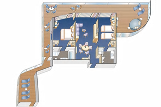 Sample Cabin Image for Category Code S0 (Sky Suite)