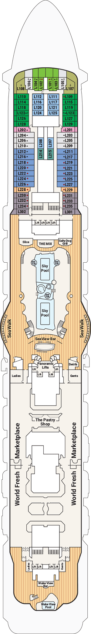 Plan for 16- Lido Deck