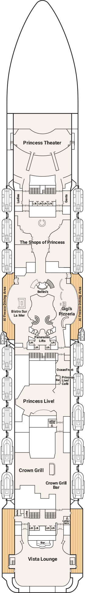 Plan for 7- Promenade Deck