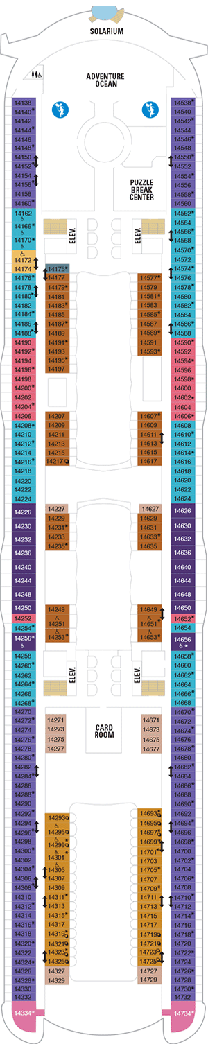 Plan for Deck 14