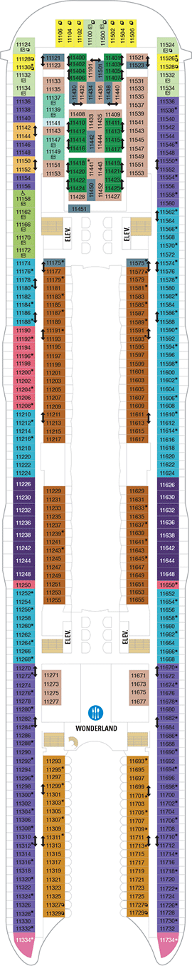 Plan for Deck 11