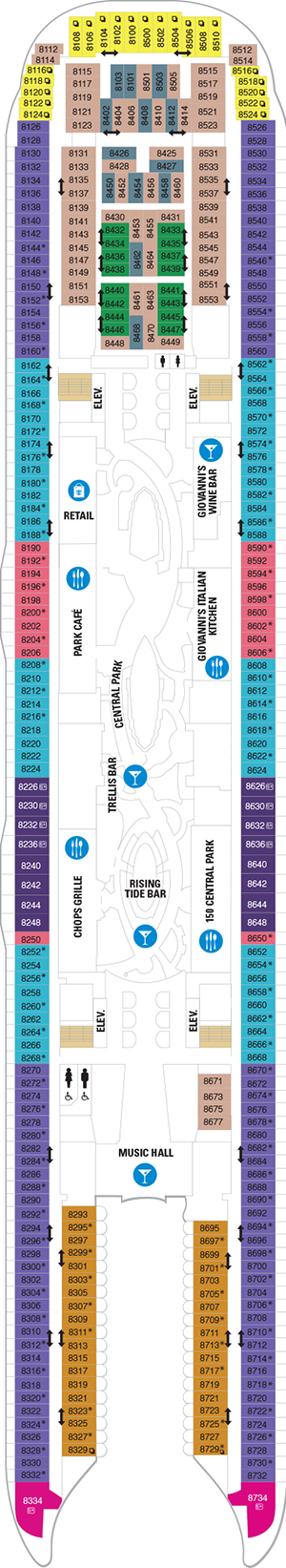 Plan for Deck 8