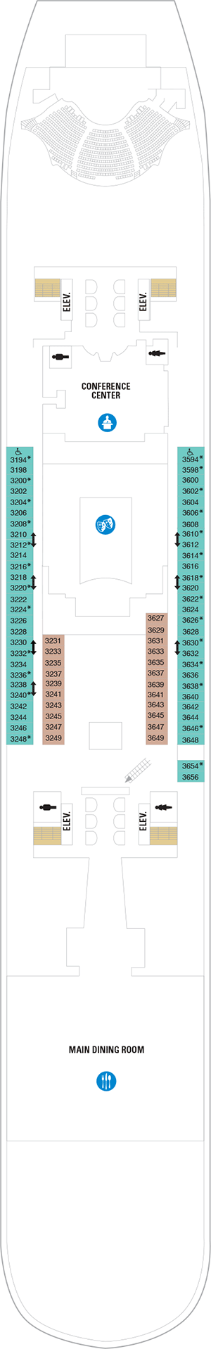 Plan for Deck 3
