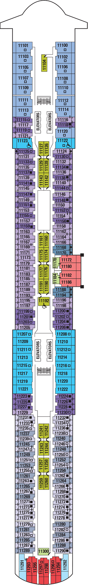 Plan for Deck 11