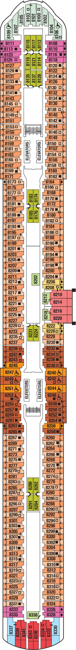 Plan for Deck 8