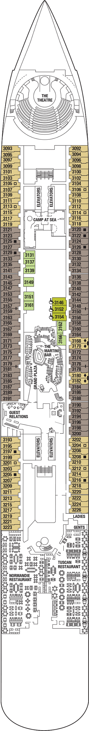 Plan for Deck 3