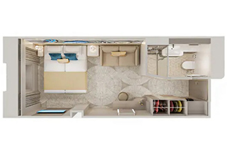 Sample Cabin Image for Category Code OT (Solo Oceanview)
