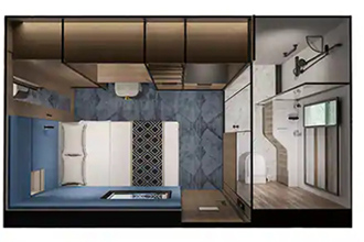 Sample Cabin Image for Category Code T1 (Studio)