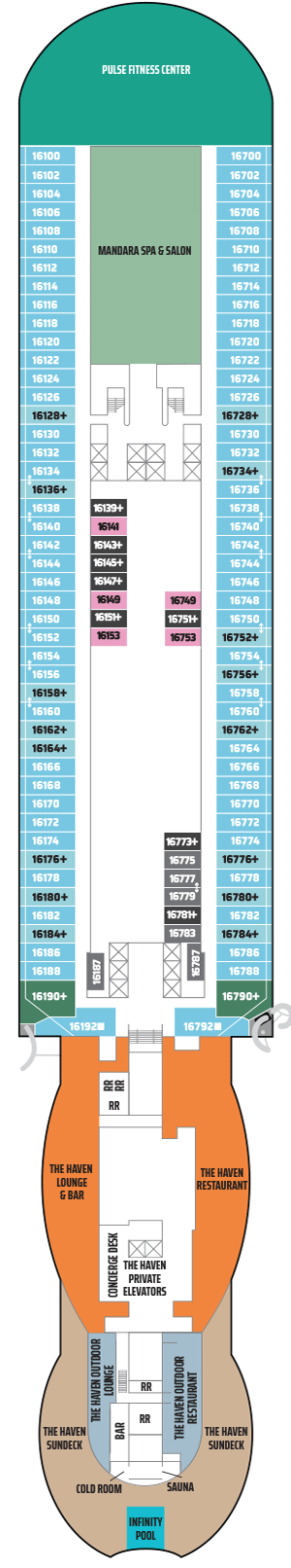 Plan for Deck 16