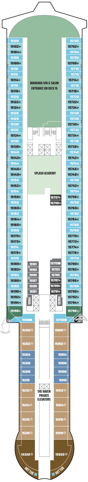 Plan for Deck 15