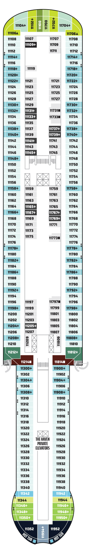 Plan for Deck 11