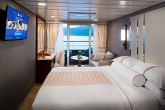 Sample Cabin Image for Category Code V3 (Club Veranda Stateroom)