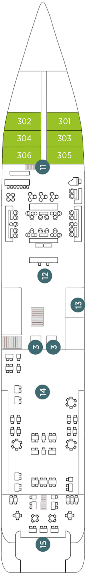Plan for Emerald Deck