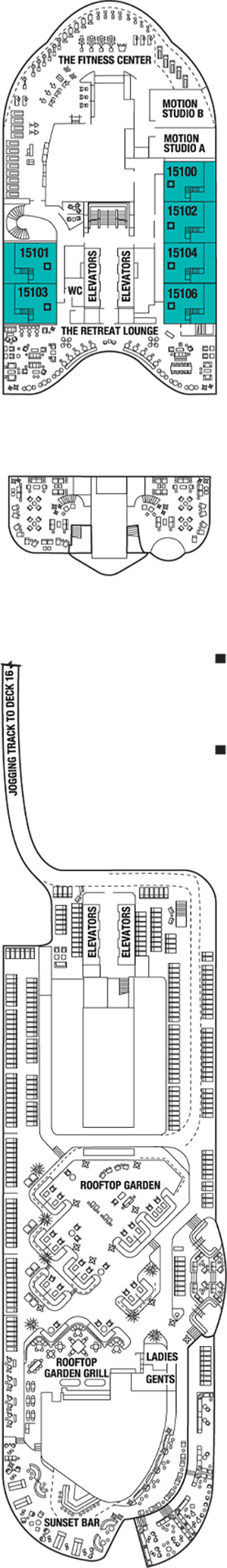 Plan for Deck 15