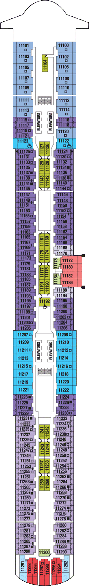 Plan for Deck 11