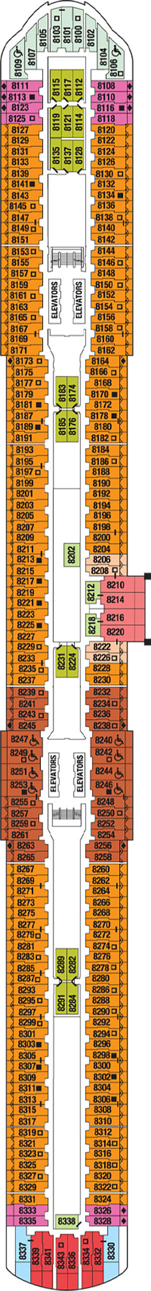 Plan for Deck 8