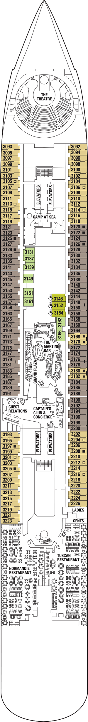 Plan for Deck 3