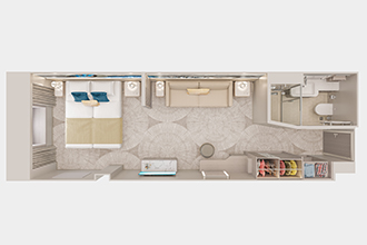 Sample Cabin Image for Category Code O4 (Family Oceanview)