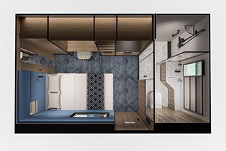 Sample Cabin Image for Category Code T1 (Studio)