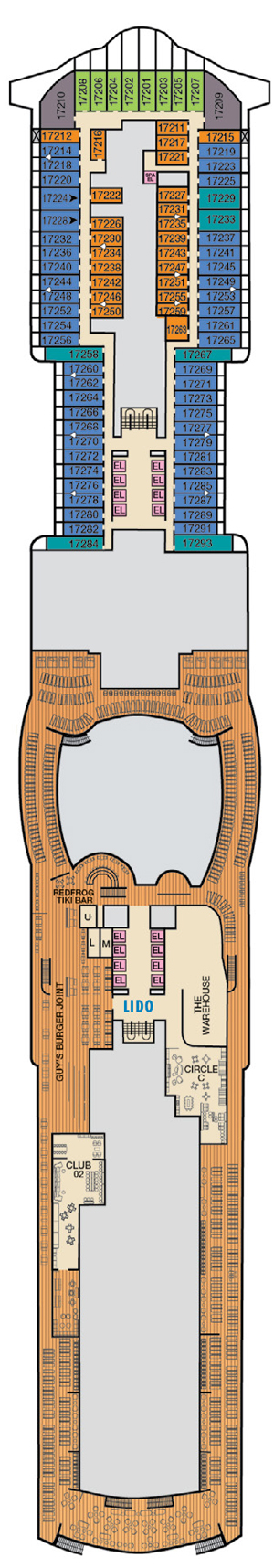 Plan for Deck 17