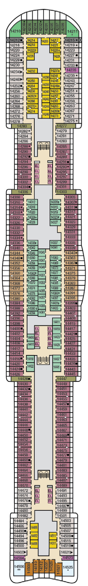 Plan for Deck 14