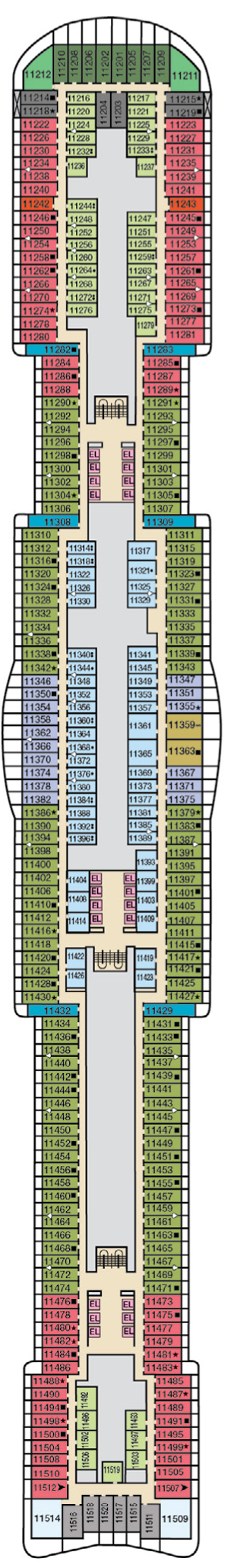 Plan for Deck 11