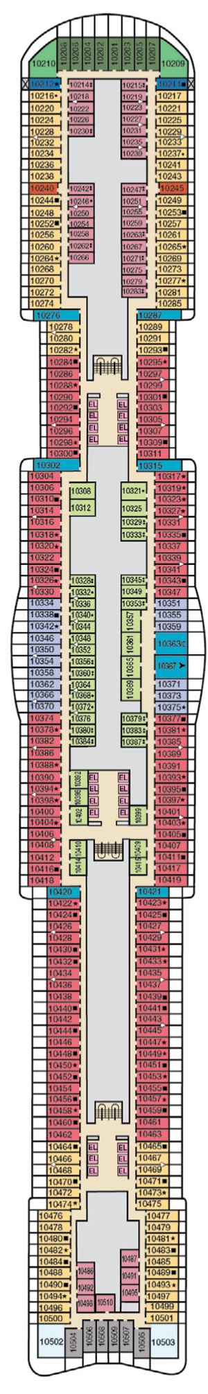 Plan for Deck 10