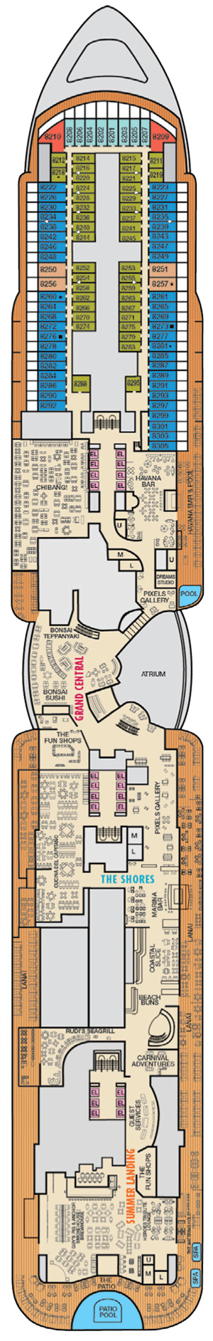 Plan for Deck 8