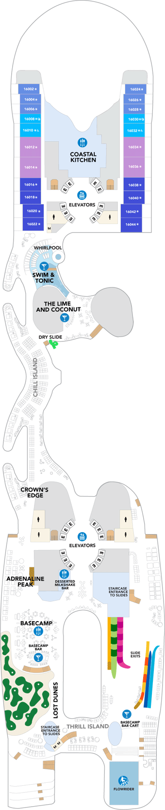 Plan for Deck 16
