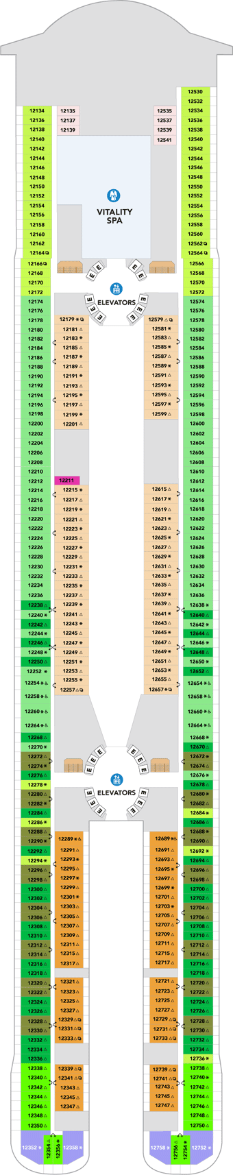 Plan for Deck 12