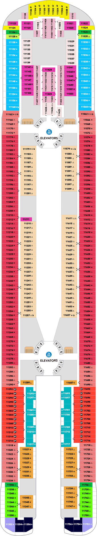 Plan for Deck 11