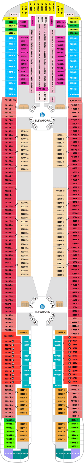 Plan for Deck 10