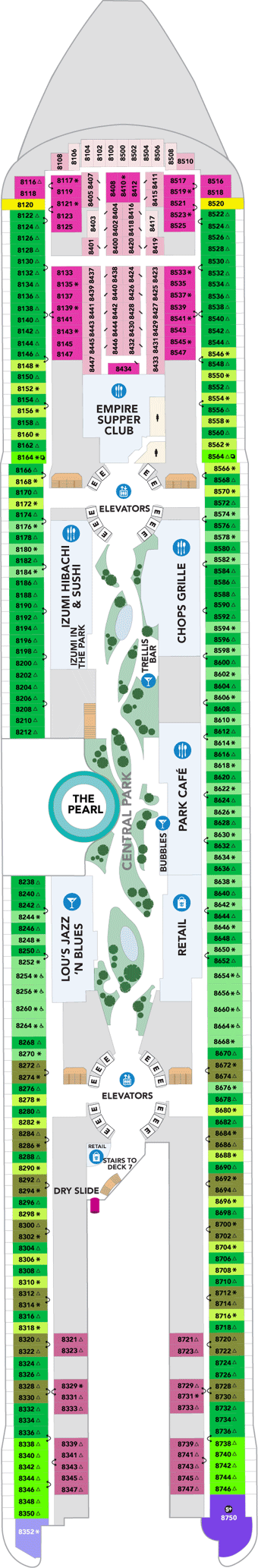 Plan for Deck 8
