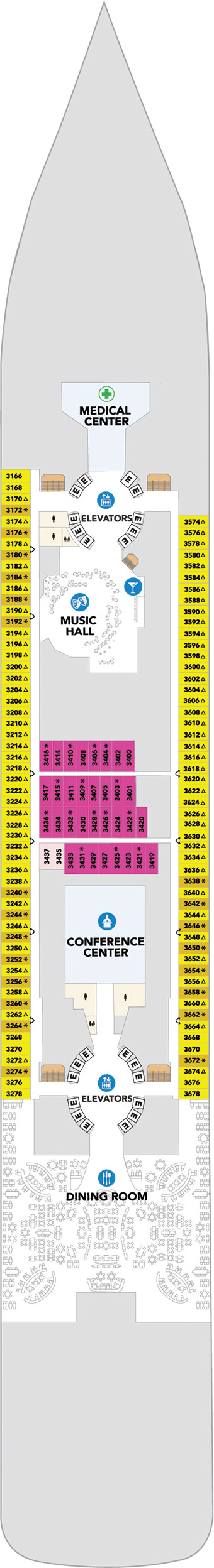 Plan for Deck 3